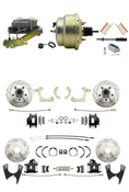 1955-1958 GM Full Size Front & Rear Power Disc/Disc Brake Booster & Wheel Conversion Kit #6 (Impala, Bel Air, Biscayne)