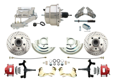 1964-1972 GM A Body 2 Inch Drop Front Disc Brake Booster & Wheel Conversion Kit #31