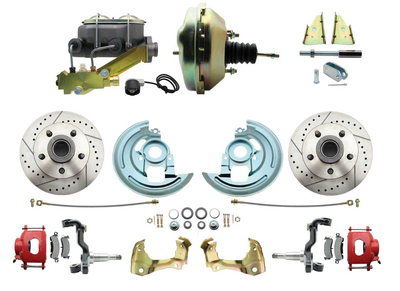 1964-1972 GM A Body Stock Height Front Disc Brake Booster & Wheel Conversion Kit #6