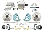 1964-1972 GM A Body Stock Height Front Disc Brake Booster & Wheel Conversion Kit #25