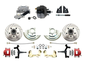 1964-1972 GM A Body 2 Inch Drop Front Disc Brake Booster & Wheel Conversion Kit #32