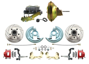 1964-1972 GM A Body Stock Height Front Disc Brake Booster & Wheel Conversion Kit #5