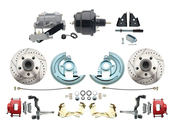 1964-1972 GM A Body Stock Height Front Disc Brake Booster & Wheel Conversion Kit #1