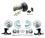 1963-1966 Chevy Truck 6 Lug Stock Height Disc Brake Booster & Wheel Conversion Kit #2