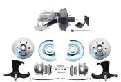 1963-1966 Chevy Truck 6 Lug Stock Height Disc Brake Booster & Wheel Conversion Kit #3