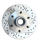 1963-1970 Chevy Truck Drilled & Slotted Rotor 6x5.5 Passenger Side (SINGLE)